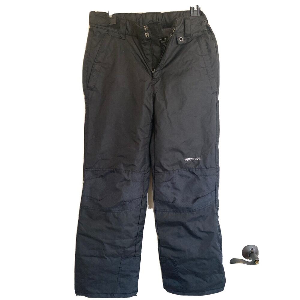 Arctix Youth Medium Ski Pants Black Winter Snow Skiing Sledding Black M